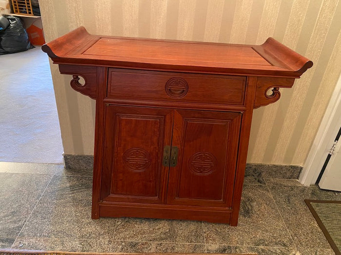 Oriental Style Wood Cabinet