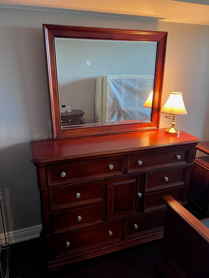 Cherry Dresser w/Mirror