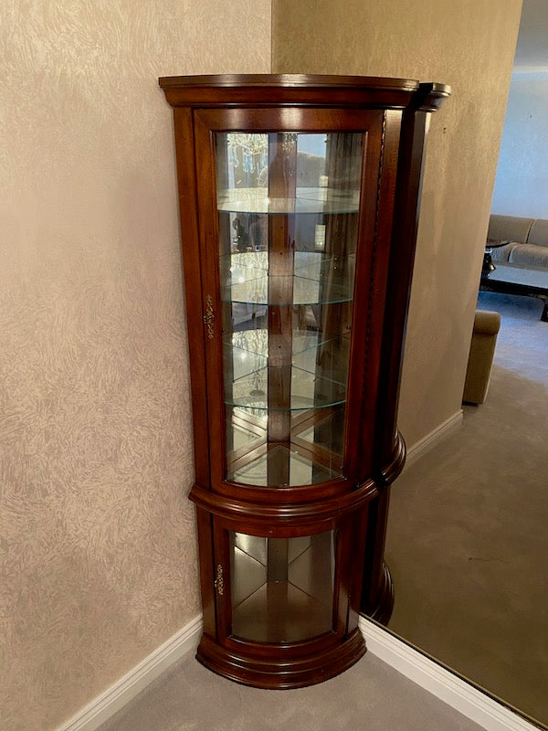 Corner Curio Cabinet from Strathroy Furniture