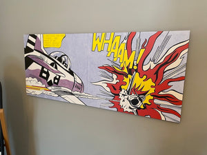 Roy Lichtenstein Whaam! Canvas Art Print