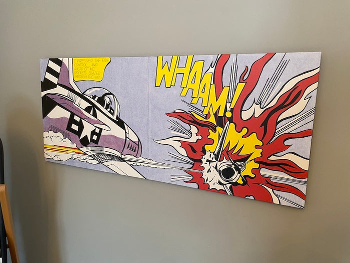 Roy Lichtenstein Whaam! Canvas Art Print