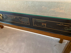Mid Century Chinoiserie Oriental Inspired "Drexel Heritage"- Et Cetera Console Table