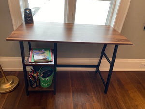 Small Desk with Shelving