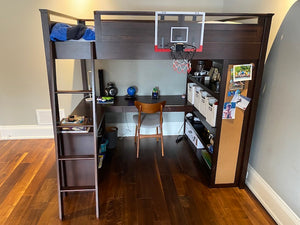 Pottery Barn Teen, Sleepy & Study Loft Bed