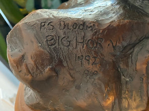 Ram Sculpture by RS Bloom "Big Horn 1992" A/P 2