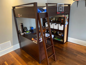 Pottery Barn Teen, Sleepy & Study Loft Bed