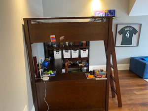 Pottery Barn Teen, Sleepy & Study Loft Bed