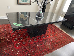 Marble Pedestal Dining Table