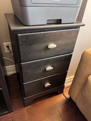 3-Drawer Side Table