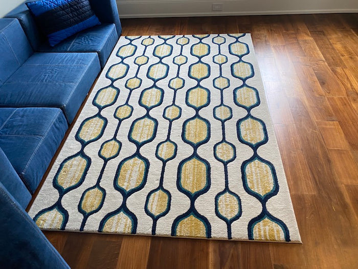 Feizy Rugs Brixton Collection 3597F IN MAIZE, 100% Polypropylene Rug- 5x8ft