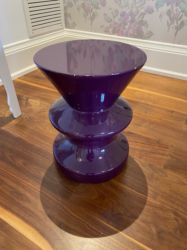 Purple Stool/Accent Table