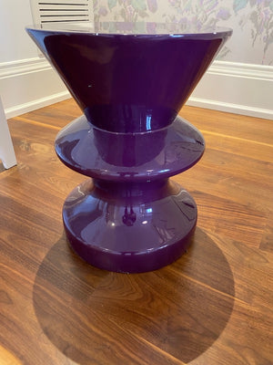 Purple Stool/Accent Table