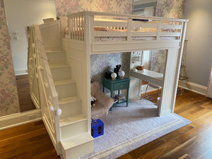 Pottery Barn Kids Fillmore Stair Kids Loft Bed