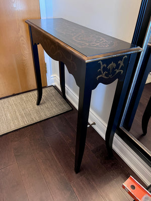 Bombay Company Black & Gold Small Console Table