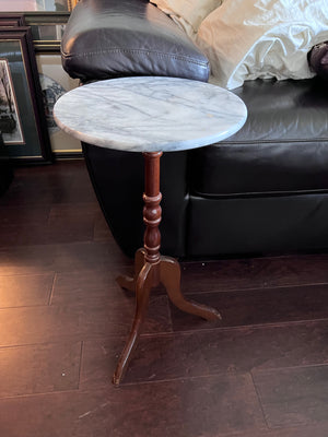 Marble Top Accent Table