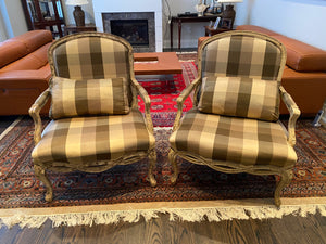 2 Bernhardt Bergere Chairs