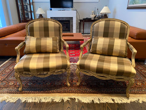 2 Bernhardt Bergere Chairs