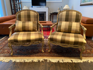 2 Bernhardt Bergere Chairs