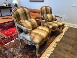 2 Bernhardt Bergere Chairs
