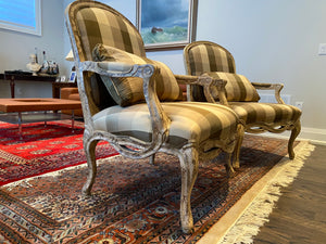 2 Bernhardt Bergere Chairs