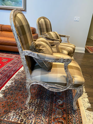 2 Bernhardt Bergere Chairs