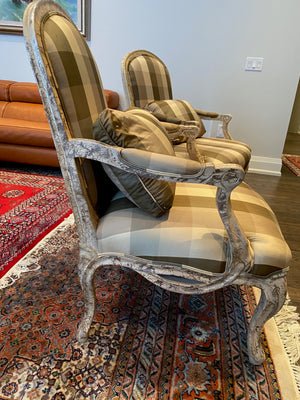 2 Bernhardt Bergere Chairs