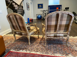 2 Bernhardt Bergere Chairs
