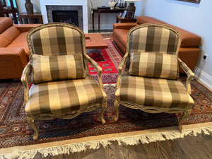 2 Bernhardt Bergere Chairs