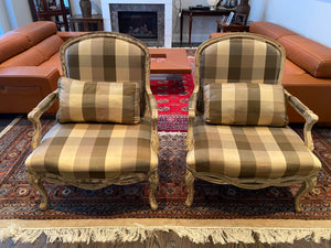 2 Bernhardt Bergere Chairs