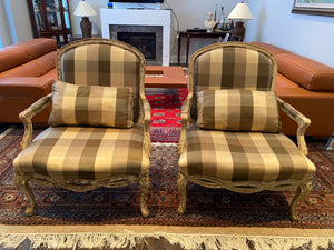 2 Bernhardt Bergere Chairs