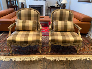 2 Bernhardt Bergere Chairs
