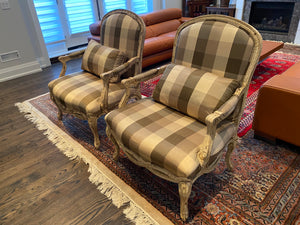2 Bernhardt Bergere Chairs