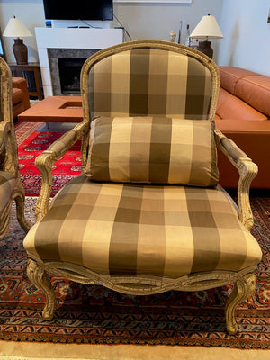 2 Bernhardt Bergere Chairs