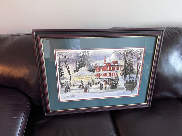 Walter Campbell Signed Print- 'Fantasy on Ice'