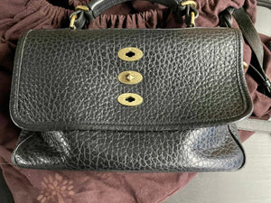 Black Leather Mulberry Handbag