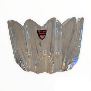 Signed Orrefors Sweden Crystal Bowl