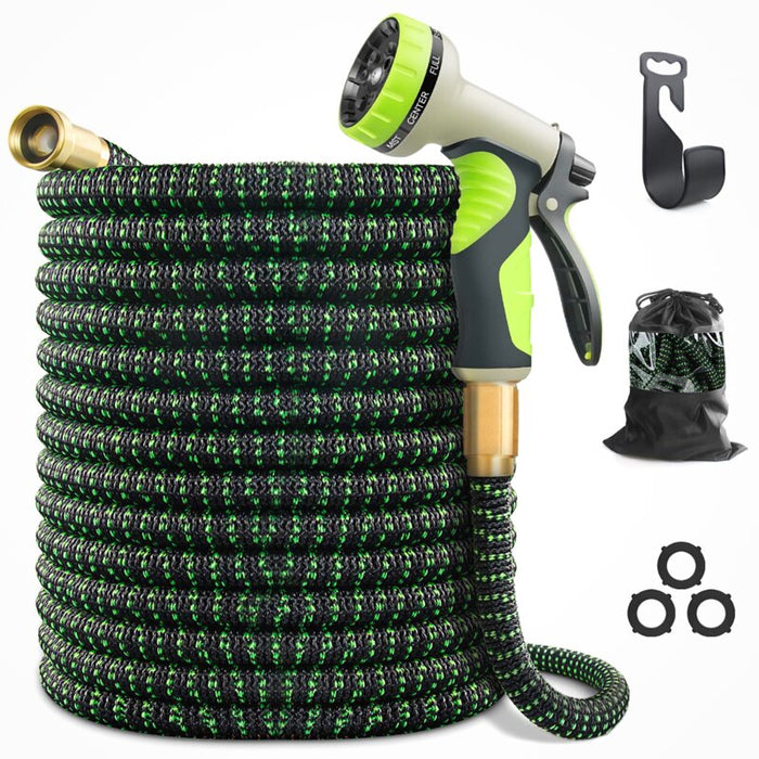 BRAND NEW- Aviano Hardware Garden Expandable Plastic Wall Mounted Hose Reel- 100'