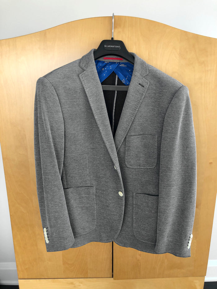 Men's Vistula Red Super Slim Sports Jacket- Cloth Made By Albino Torello Viera