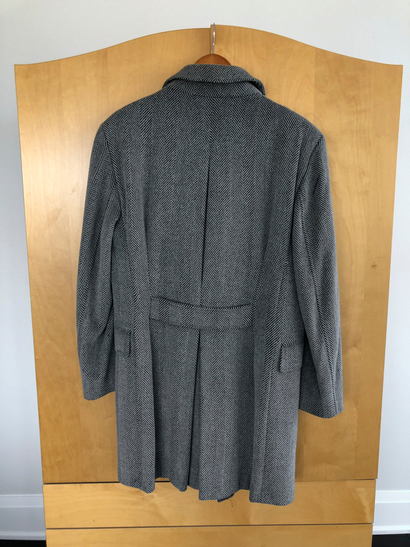 Men's Gianfranco Ferre Studio Charcoal Long Coat from Harry