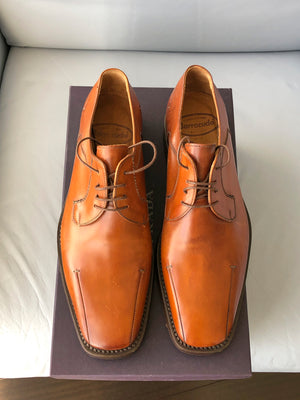 Men's Barracuda for Browns- Brown Leather Shoe- Size 7