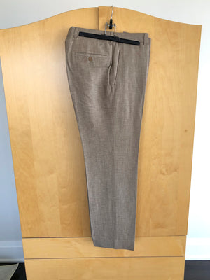 Men's Hugo Boss Beige Linen Pants