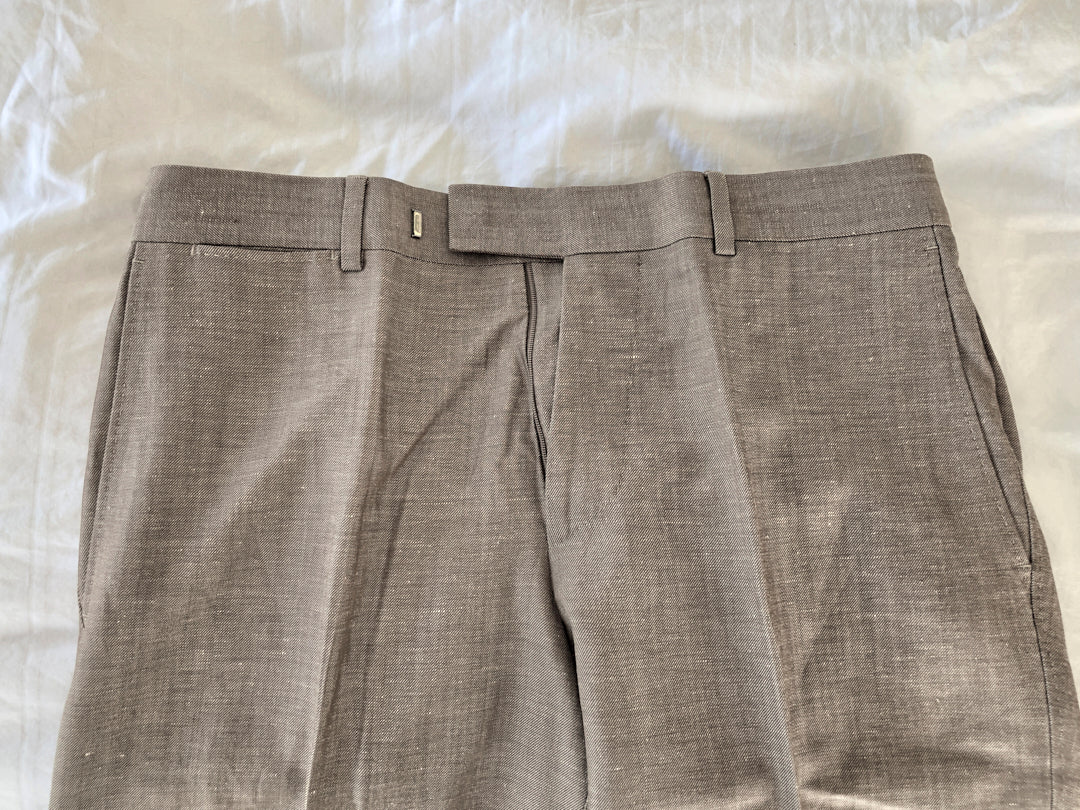 Men s Hugo Boss Beige Linen Pants Sell My Stuff Canada