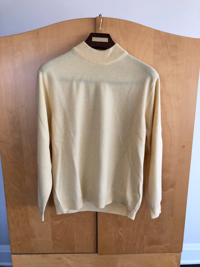 Men's Gianni Filacci Yellow 100% Cashmere Sweater