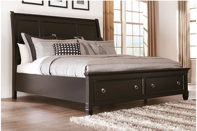 Ashley Furniture Greensburg Queen Sleigh Bed with Storage