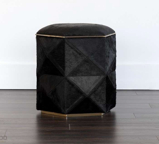 *BRAND NEW Sunpan Black Ashanti Storage Ottoman (*Retail value $1,199)