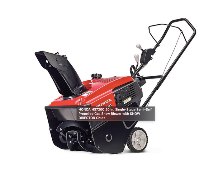 *BRAND NEW- HONDA HS720C 20 in. Single-Stage Semi-Self Propelled Gas Snow Blower (*Retail price $1000)
