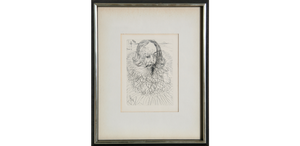 Salvador Dalí 'Cervantes' Etching, signed in the plate- (Collector's Guild Authentication)