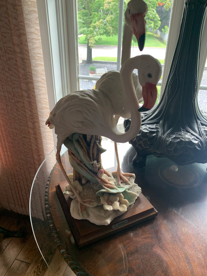 Giuseppe Armani Flamingos Figurine