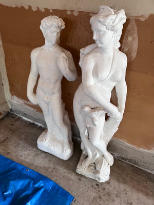 2 Outdoor Statues