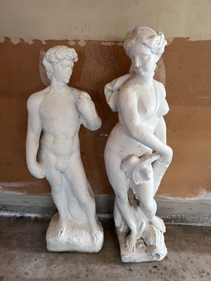 2 Outdoor Statues